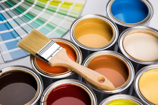 Professional painting tools and equipment – Paint rollers, brushes for home and commercial painting.